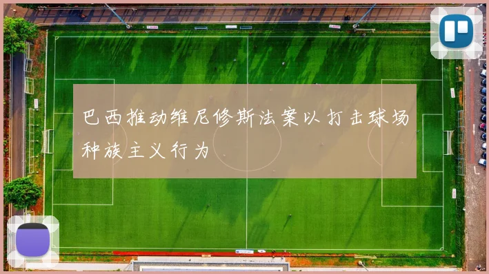 巴西推动维尼修斯法案以打击球场种族主义行为